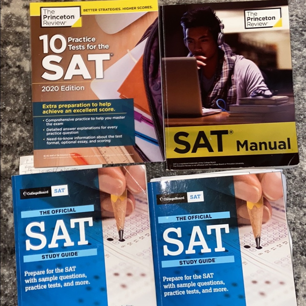 SAT REVIEW BOOKS $5 EACH